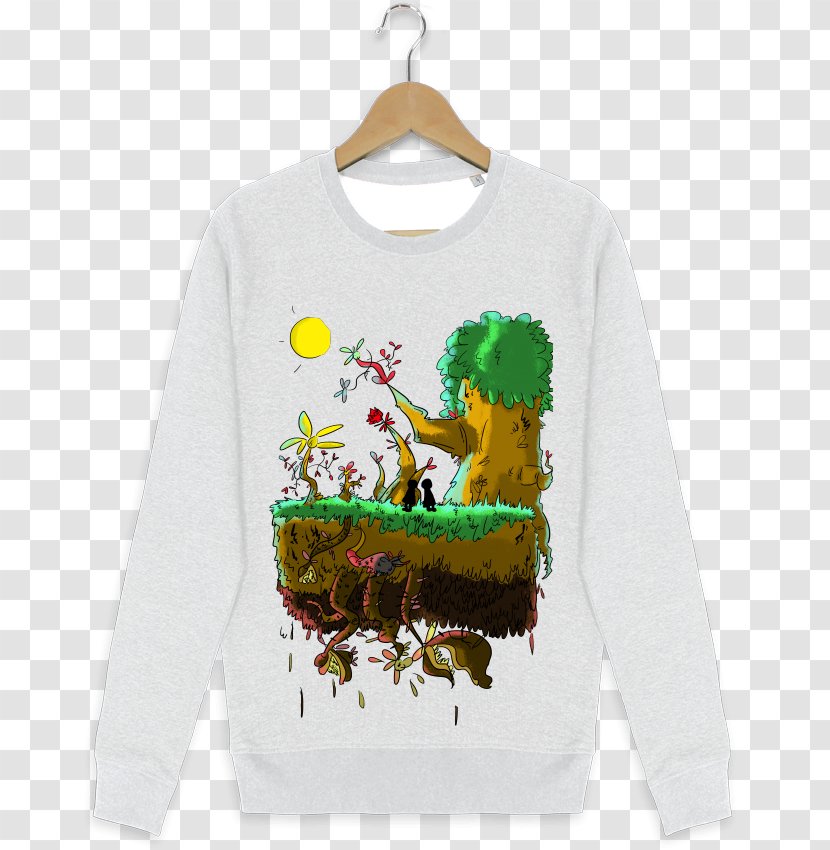 Long-sleeved T-shirt Sweater Bluza - Top Transparent PNG