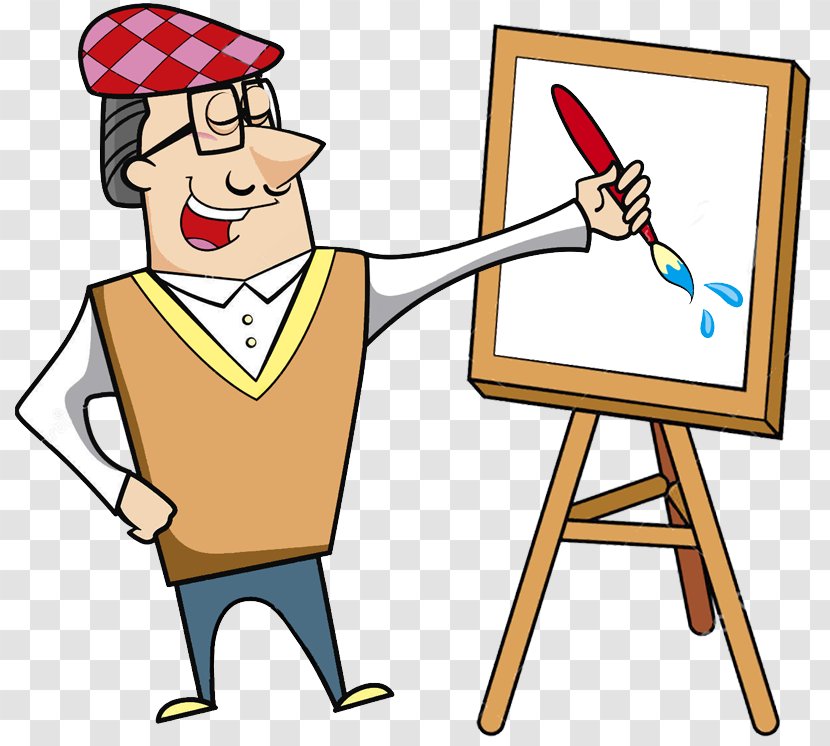 Vector Graphics Easel Artist Painting - Paint Brushes Transparent PNG