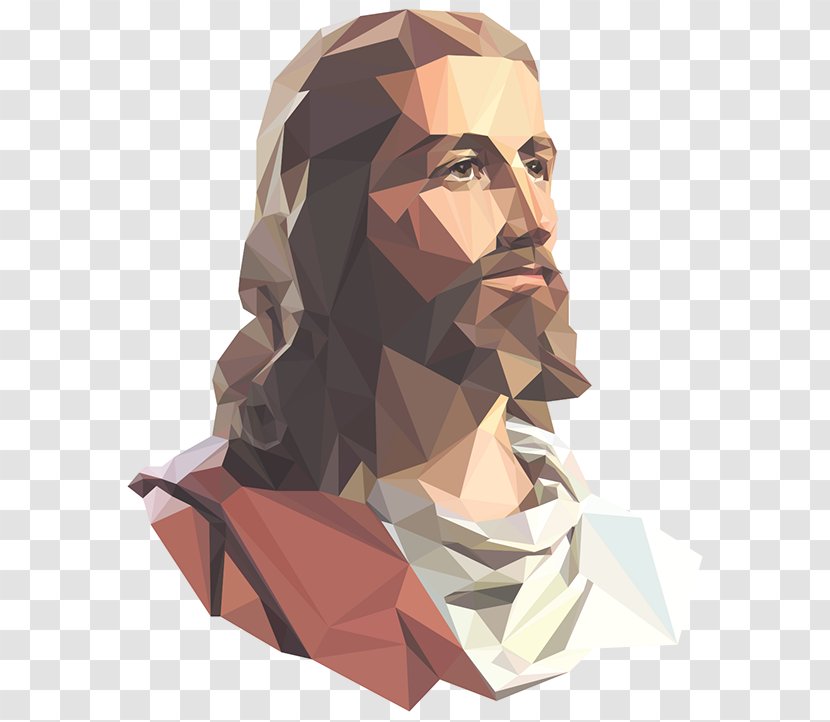 Jesus Low Poly Polygon Portrait Fakultas Kedokteran UMI - Christian Mission Transparent PNG
