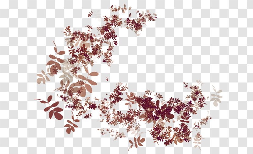 Autumn Petal Flower Clip Art - Watercolor - Background Transparent PNG