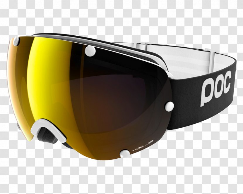 POC Sports Goggles Skiing Ski Suit Gafas De Esquí - Glasses Transparent PNG