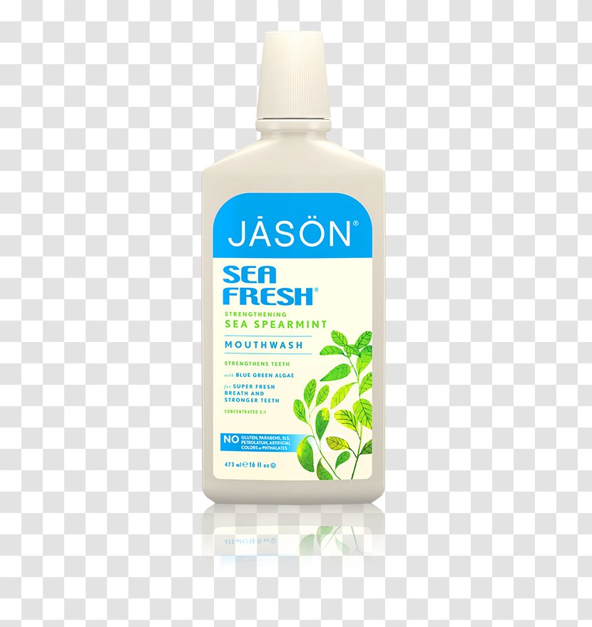 JĀSÖN Healthy Mouth Mouthwash Sea Fresh Toothpaste Dental Care Transparent PNG