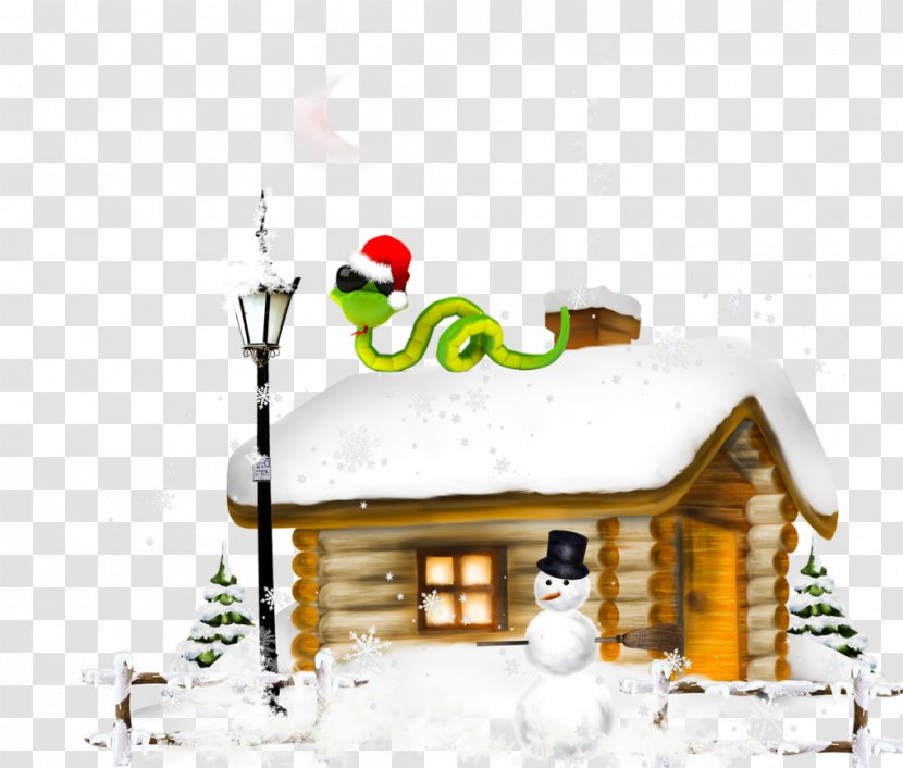 House Snow Clip Art - Christmas Transparent PNG