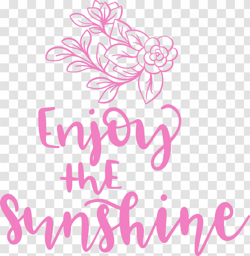 Sunshine Enjoy The Sunshine Transparent PNG