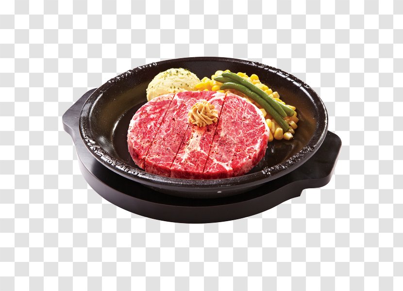 Sirloin Steak Chophouse Restaurant Beefsteak Teppanyaki Pepper Lunch - Cuisine - Rib Eye Transparent PNG