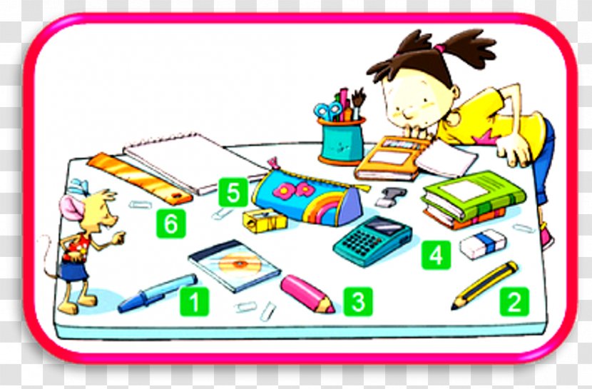 Classroom School Worksheet Clip Art - Area Transparent PNG