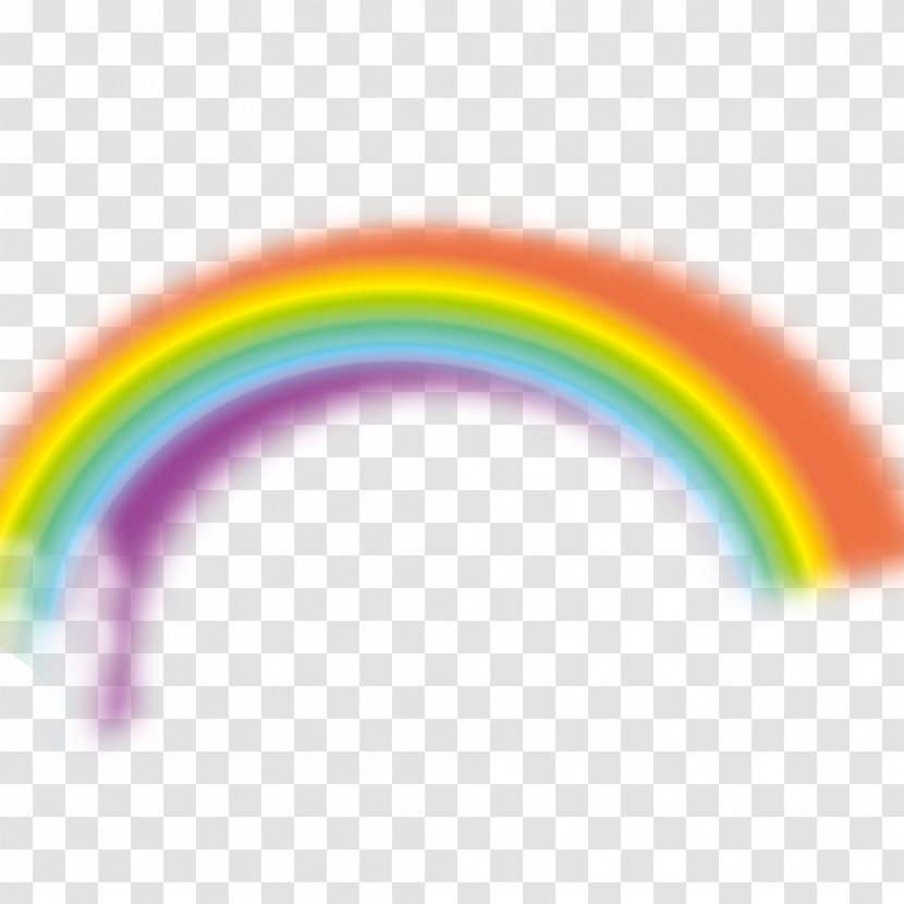 Rainbow Light Arc Halo Transparent PNG