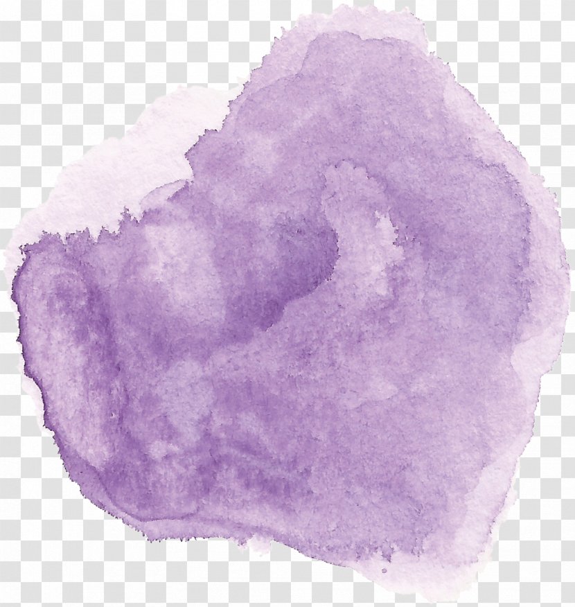 Lavender Lilac Violet Purple - Watercolor Egg Transparent PNG