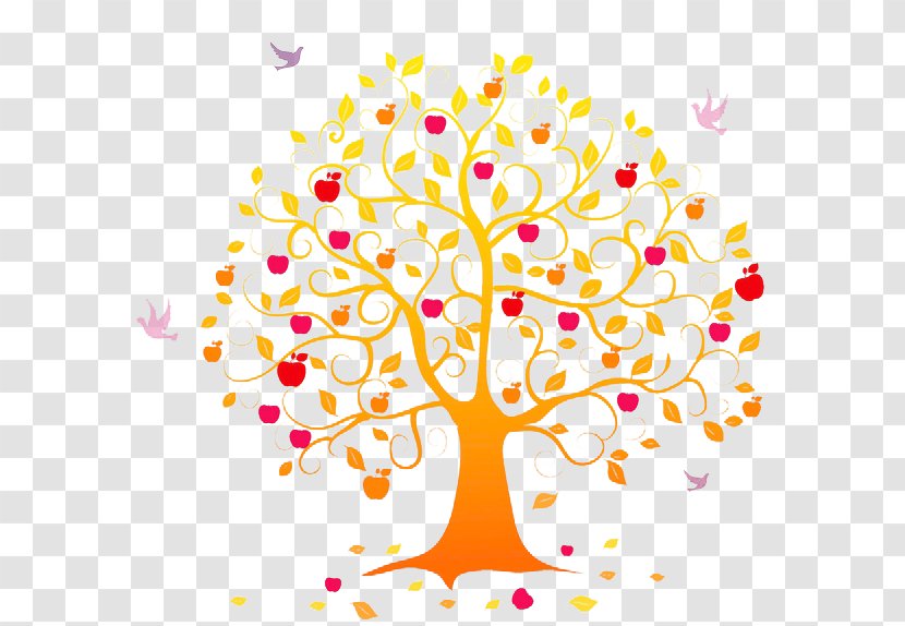 Tree Autumn Euclidean Vector - Scalable Graphics - Apple Transparent PNG