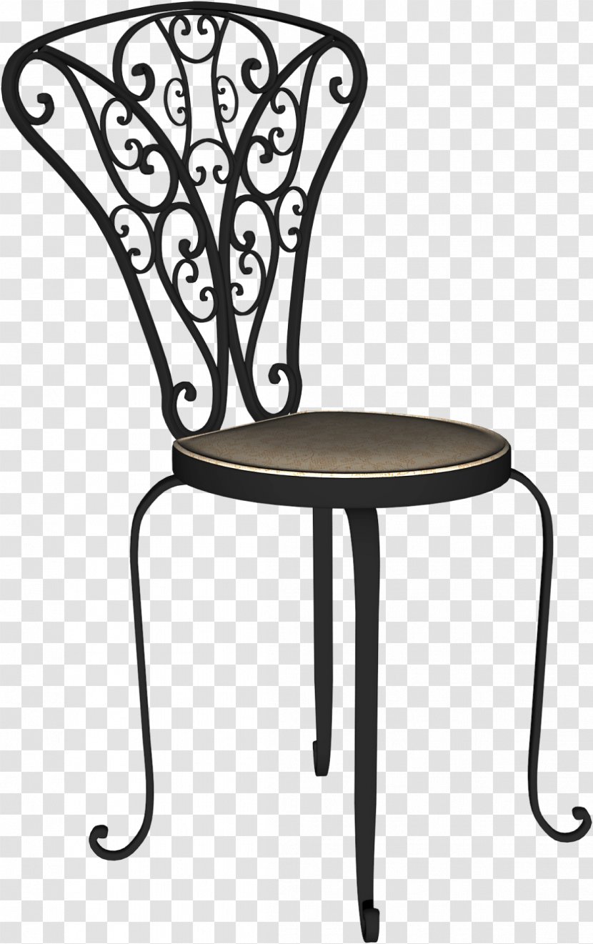 Table Chair Bench Image Armrest - Black M Transparent PNG