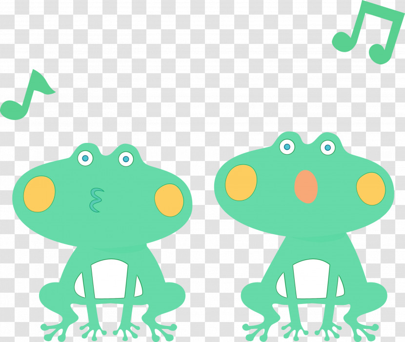 Frogs Cartoon Tree Frog Green Meter Transparent PNG