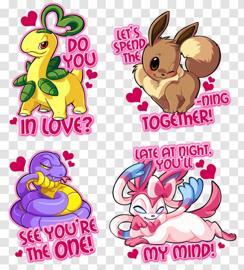Pikachu Pokémon Valentine's Day Espeon Playing Card - Easter - Good Morning Greetings Transparent PNG