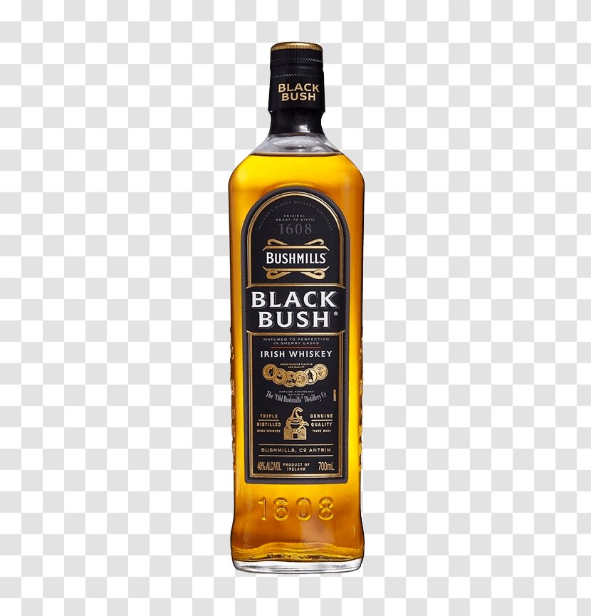 Old Bushmills Distillery Irish Whiskey Distilled Beverage Blended - Alcoholic Drink Transparent PNG