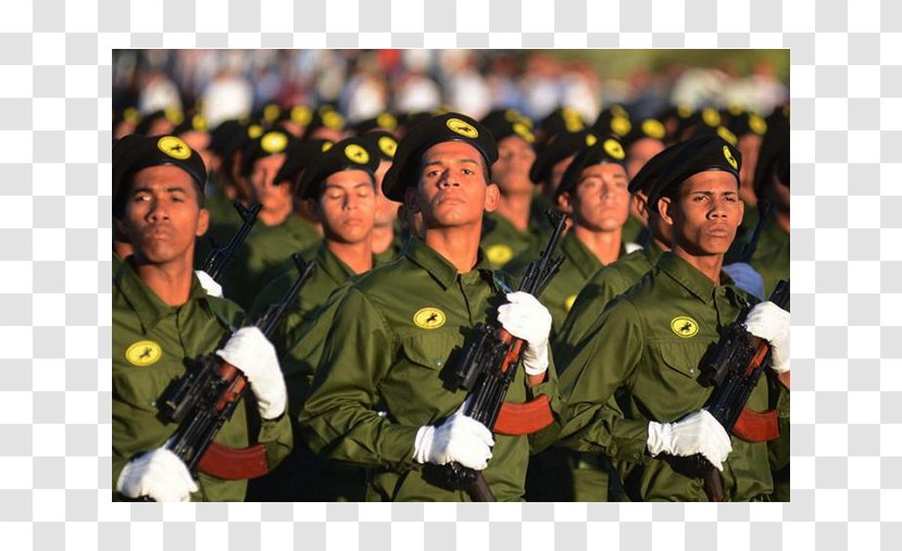 Soldier Military Cuban Revolution Angkatan Bersenjata - Marching - Span And Div Transparent PNG