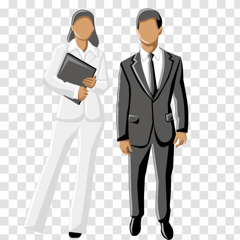 Businessperson Cartoon Infographic Illustration - Business Executive - Vector Patterns New Employees Work Transparent PNG