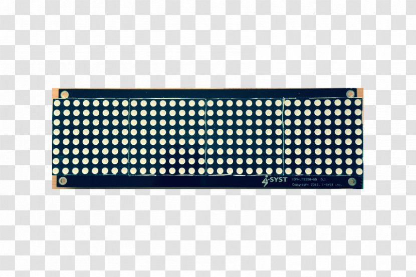Dot-matrix Display Light-emitting Diode Device LED Dot Matrix Transparent PNG