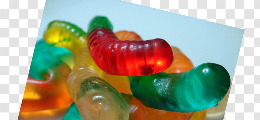Gummy Bear Close-up - Gummi Candy - Worms Transparent PNG