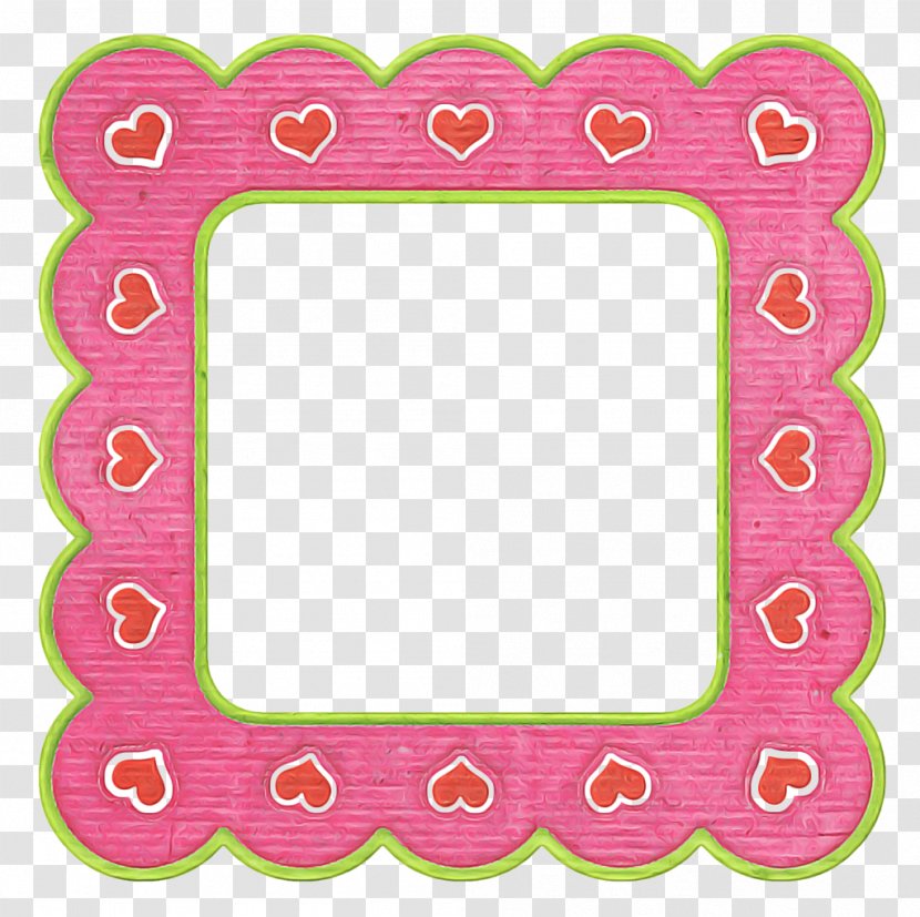Pink Background Frame - Picasa - Rectangle Picture Transparent PNG