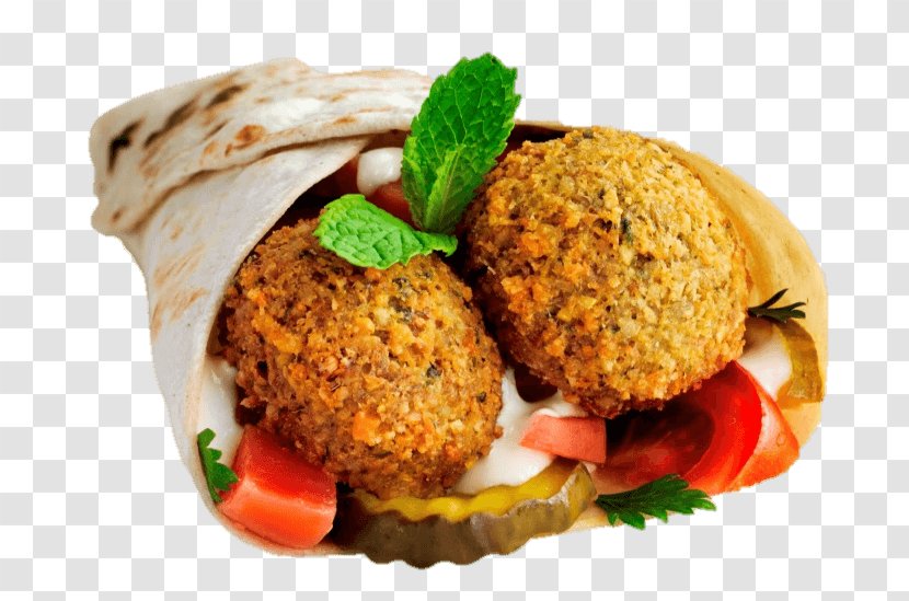 Falafel Shawarma Wrap Pita Gyro - Kebab Transparent PNG