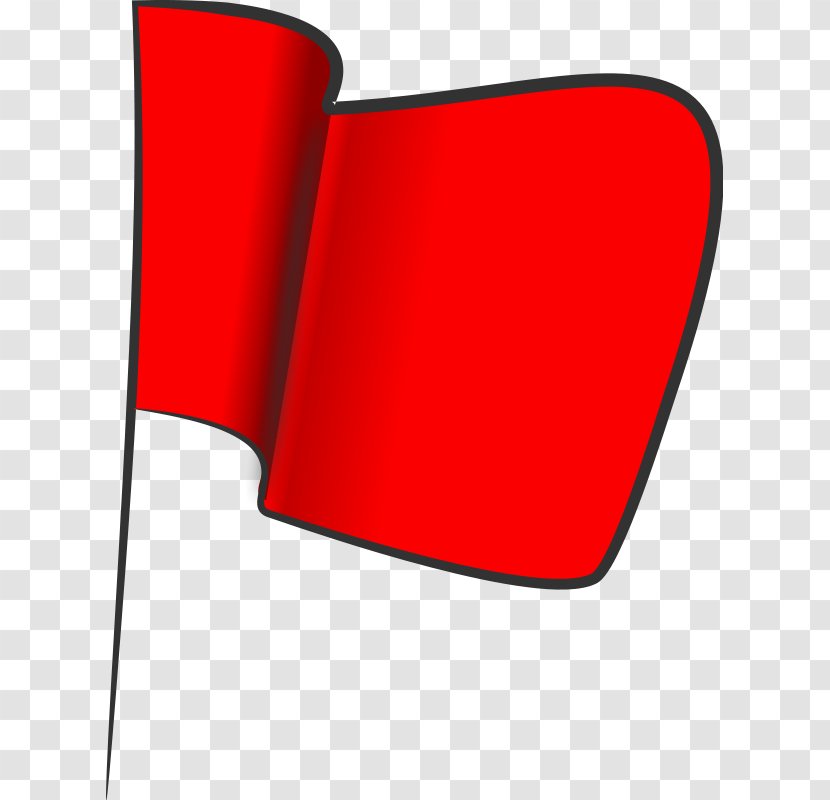 Red Flag Clip Art - Rectangle - St Louis Cardinals Clipart Transparent PNG