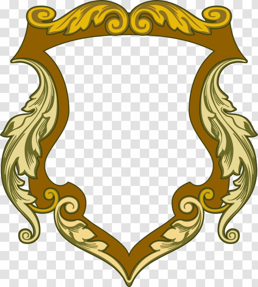 Escutcheon Crest Shield Clip Art - Drawing Transparent PNG