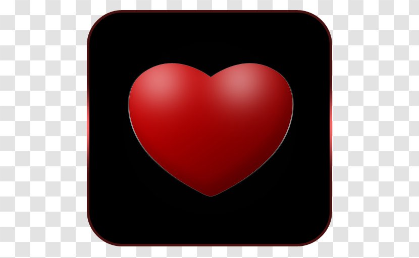 Valentine's Day Heart - Red Transparent PNG