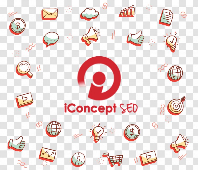 IConcept SEO Logo Search Engine Optimization Social Media Marketing Brand - Concept Transparent PNG