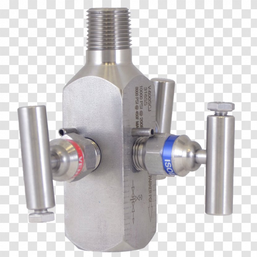 Block And Bleed Manifold Needle Valve Hydraulic Parker - Oil Refinery - OMB Valves Double Transparent PNG