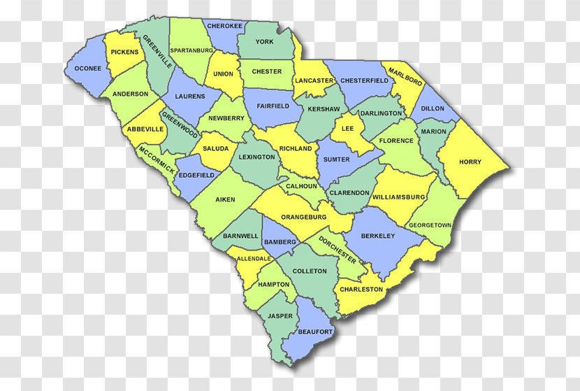 Map Chesterfield County, South Carolina Library Colleton - Yellow - Adrift Transparent PNG