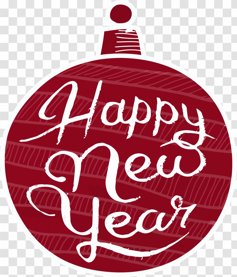 Happy New Year - Logo - Signage Transparent PNG