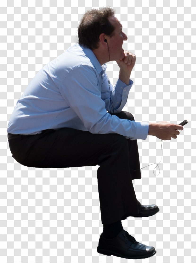 Sitting Kneeling Bench - Man Transparent PNG