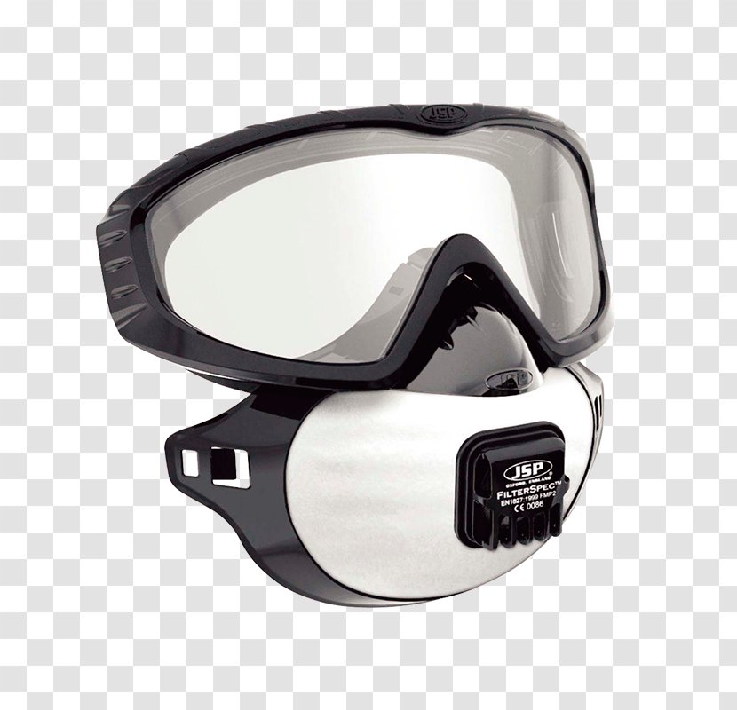 Respirator Gas Mask Goggles Eye Protection - Masque De Ffp Transparent PNG