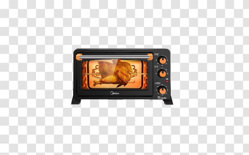 Furnace Midea Microwave Oven Home Appliance - Cooking - Black Products In Kind Transparent PNG