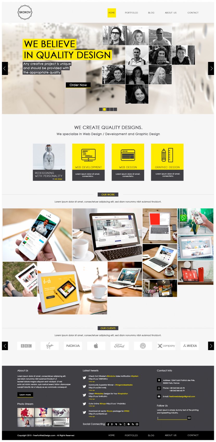 Responsive Web Design Template System - Dribbble - Yellow And Black Transparent PNG