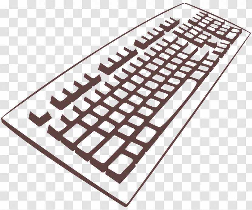 Computer Keyboard Laptop Dell Clip Art - Key Board Picture Transparent PNG