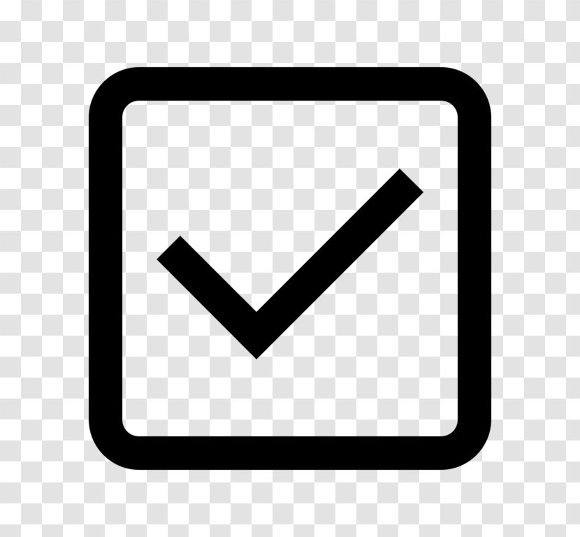 Checkbox Check Mark - Button - Free Transparent PNG