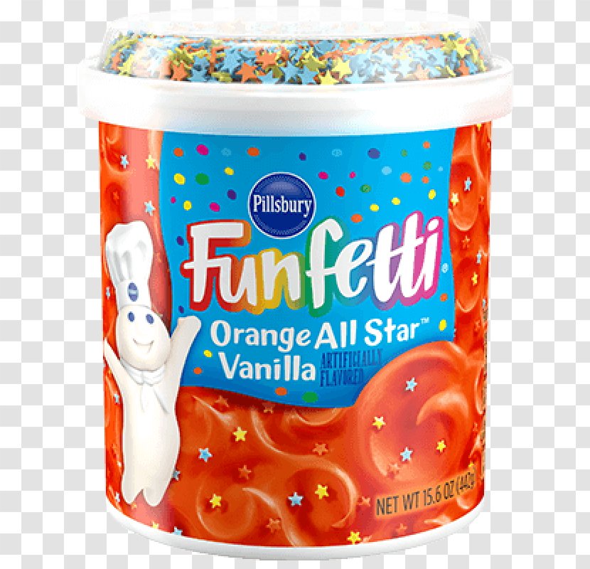 Frosting & Icing Pillsbury Funfetti Vanilla Company Sprinkles Baking - Donuts Transparent PNG