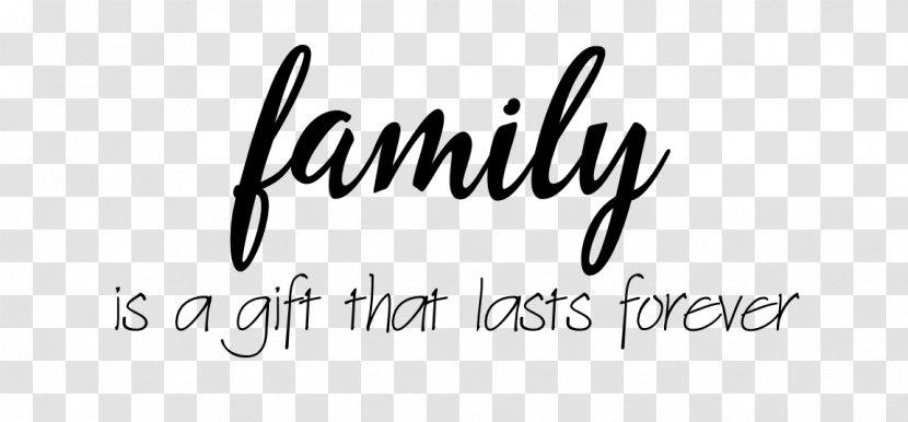 Family Tree Quotation Love Gift - Black Transparent PNG