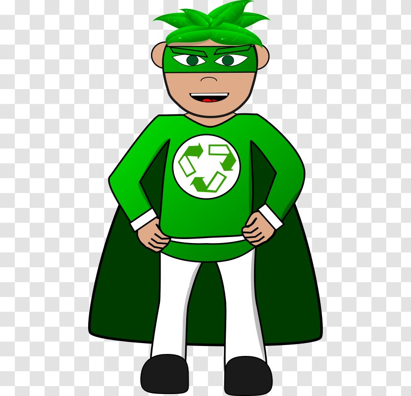 Green Arrow Clip Art - Recycling - Superhero Cartoon Transparent PNG