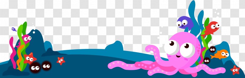 Cartoon Clip Art - Pink - Sea Transparent PNG