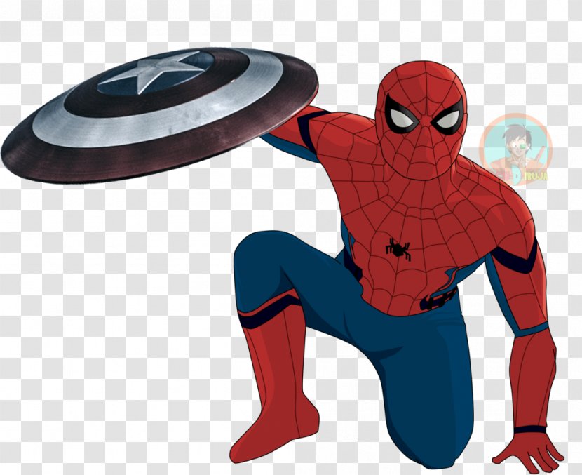 Spider-Man Captain America Clint Barton Line Art - Marvel Avengers Assemble - Man Drawing Transparent PNG