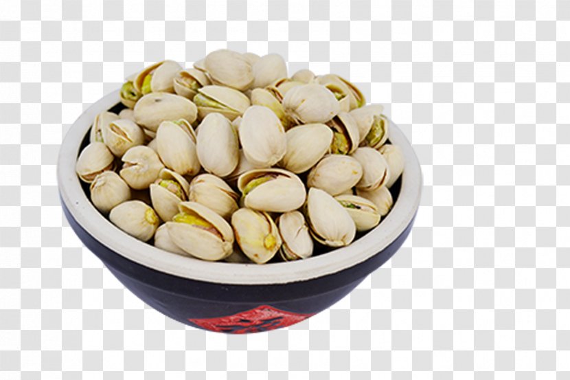 Pistachio Nut Snack Dried Fruit - Bowl Of Pistachios Transparent PNG