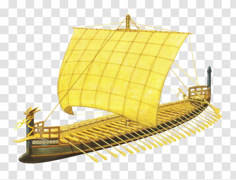 Odyssey Ancient Greece Odysseus Trireme - Watercraft Transparent PNG