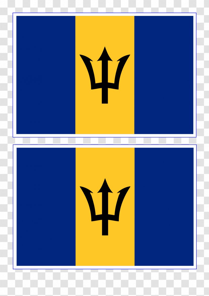 Flag Of Barbados Flags And Capitals The World Quiz - Yellow Transparent PNG