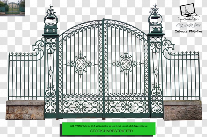 Gate Door Iron Railing - Forget Me Not Transparent PNG