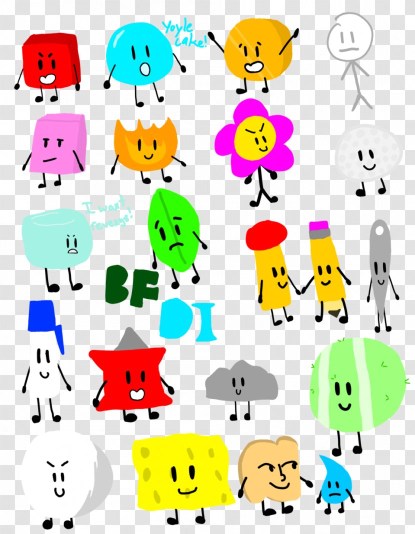Illustration Battle For Dream Island Medibang Inc. Character Image - Symbol  - Bfdi Background Transparent PNG