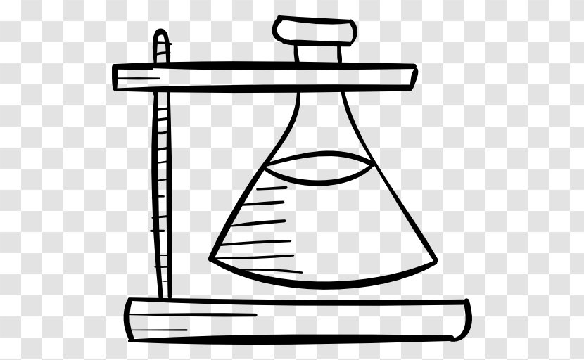Science Chemistry - Black And White Transparent PNG