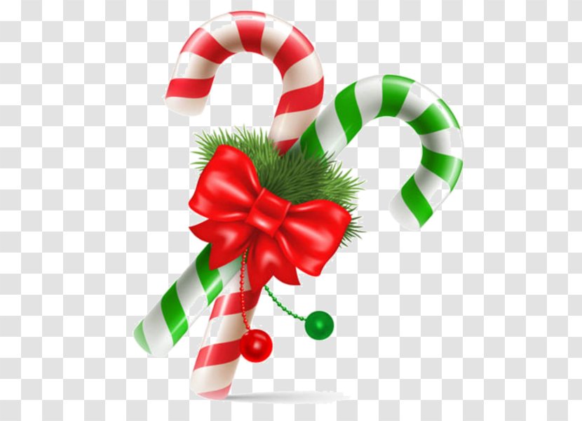 Candy Cane Christmas Lollipop Clip Art - Holiday Transparent PNG
