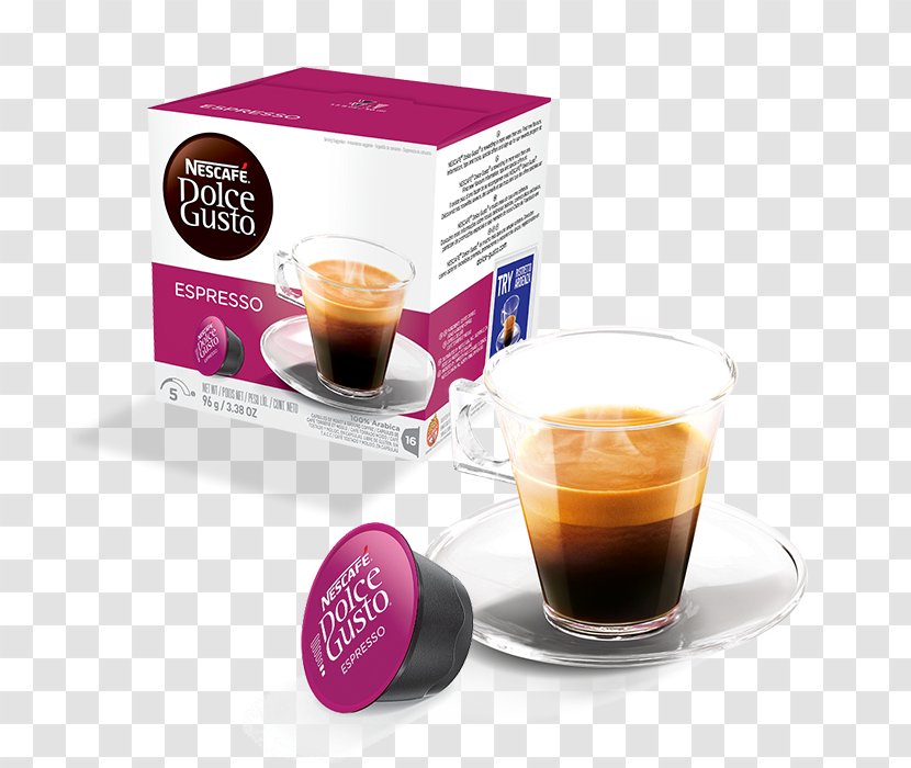 Dolce Gusto Ristretto Instant Coffee Espresso - Nescaf%c3%a9 Transparent PNG