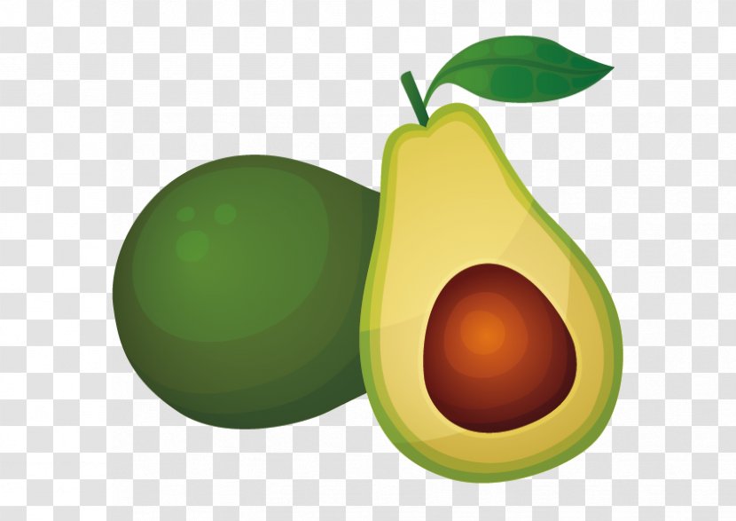 Apple Pear Fruit Avocado - Food - Vector Pears Transparent PNG